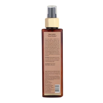 Mellow Herbals: Rose Water For Face Toner, Skin Toner and Makeup Remover - 200ml