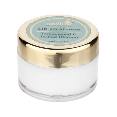 Mellow Herbals: Lip Treatment with Almond Oil for Healing Cracked and Chapped Lips - 12gm