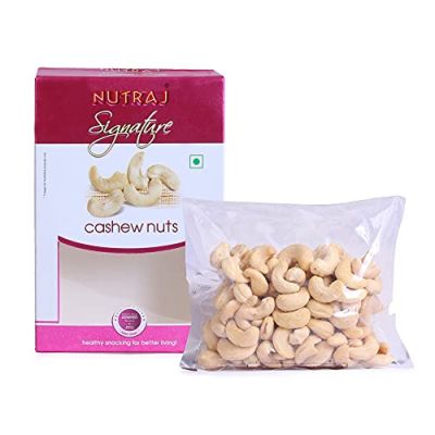 Nutraj: Signature Cashew Nuts (Plain) W240 - Pack of  2 - 200gm