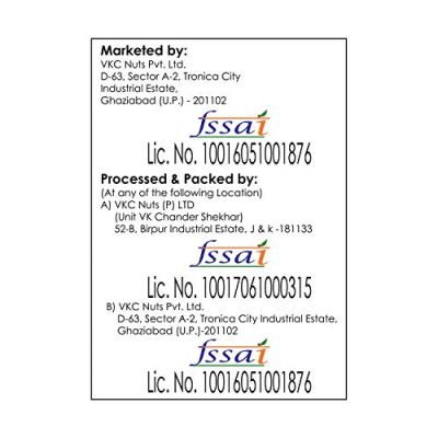 Nutraj: California Sonora Almonds (Extra long) - Pack of 3 - 1kg each