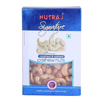 Nutraj: Signature Roasted & Salted Cashew - Pack of 2 - 200gm