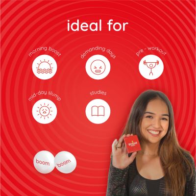 Food for Thought: Boom Energy Mints - Pack of 2 - 30 Mints each