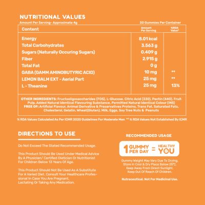 Suprfit: Stress Management MELLOW Yummy Gummies - 30 Gummies