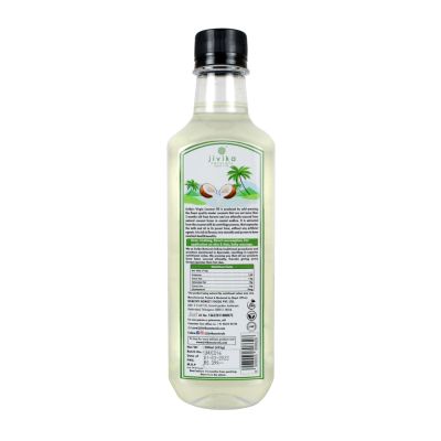 jivika naturals: Virgin Coconut Oil Made From Coconut Milk - Cold Pressed - Pack of 2 - 500 ml