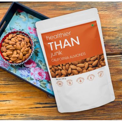 THAN: Premium California Almonds - Pack of 2 - 200gm each