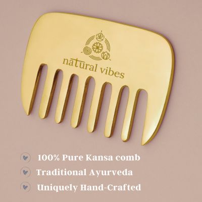 Natural Vibes: Kansa Hair Comb [CLONE]