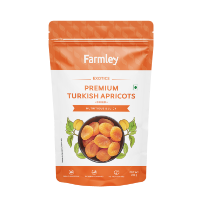 Farmley: Premium Turkish Dried Apricot - 200gm
