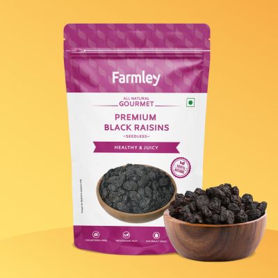 Farmley: Premium Black Raisin Seedless - 200gm