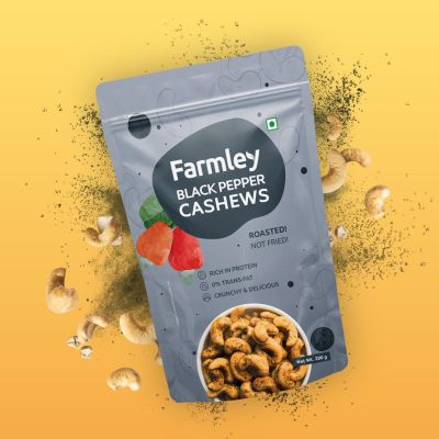 Farmley: Roasted Black Pepper Cashew - 200gm