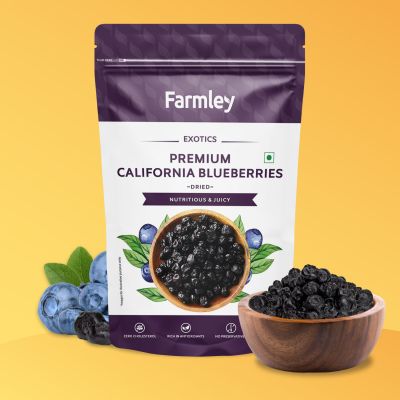 Farmley: Premium Dried Blueberries - 200gm