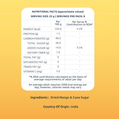 Farmley: Premium Dried Mango - 200gm