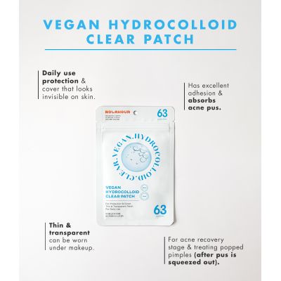 Nolahour: Hydrocolloid Clear Patch - 63 patches