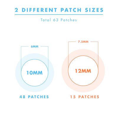 Nolahour: Hydrocolloid Clear Patch - 63 patches