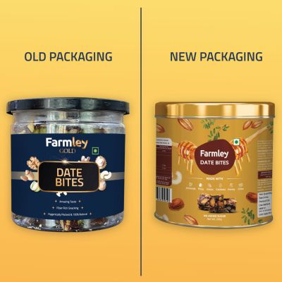 Farmley: Date Bites Farmley Tin Jar - 200gm