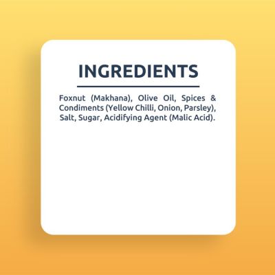 Farmley: Roasted & Flavored Makhana - Cream & Onion Jar - Pack of 2