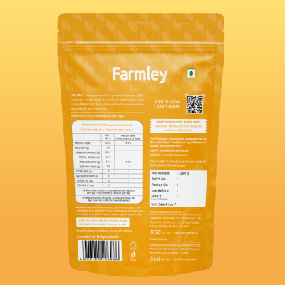 Farmley: Premium Dried Mango - 200gm