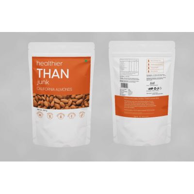 THAN: Premium California Almonds - Pack of 2 - 200gm each