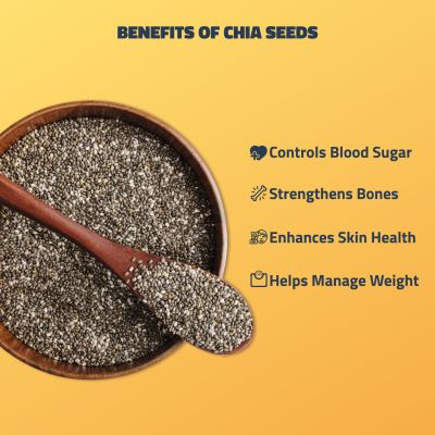 Farmley: Premium Chia Seeds - 200gm