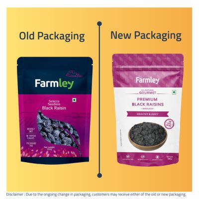 Farmley: Premium Black Raisin Seedless - 200gm