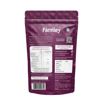 Farmley: Premium Greek Dried Blackcurrant - 200gm