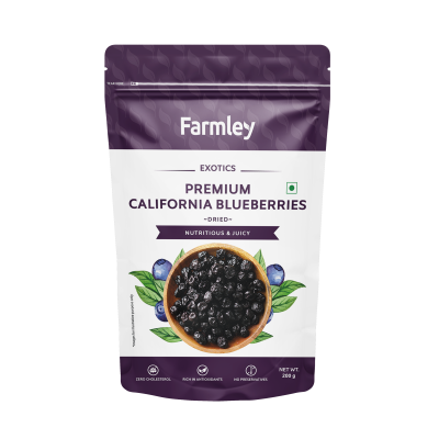 Farmley: Premium Dried Blueberries - 200gm