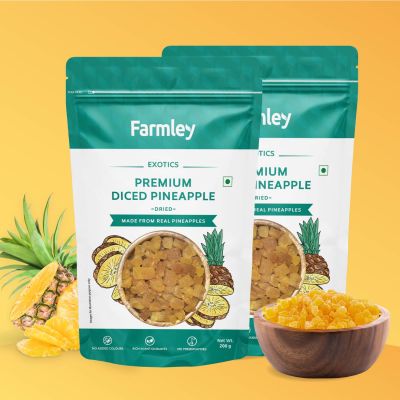 Farmley: Premium Dried Pineapple - 200gm