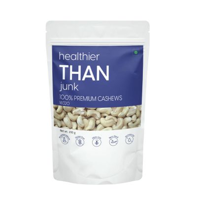 THAN: 100% Premium Cashews W320- Pack of 2 - 200gm each