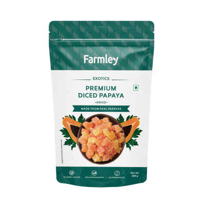 Farmley: Premium Dried Papaya - 200gm