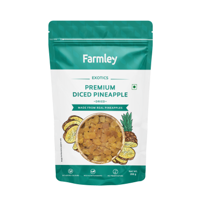 Farmley: Premium Dried Pineapple - 200gm