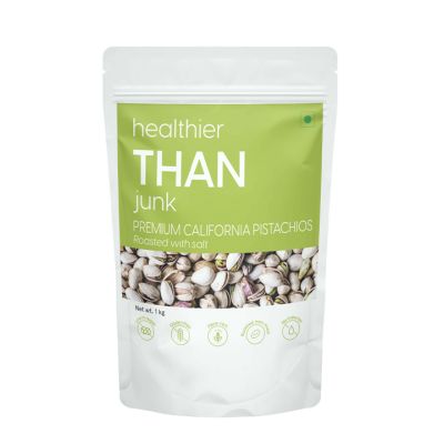 THAN: 100% Premium Cashews W320 + Premium California Pistachios- Pack of 2 - 1kg each