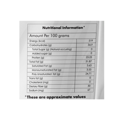 Delight nuts: White Chia Seeds -Delicious Seeds for a Nutritious Snack - 200gm