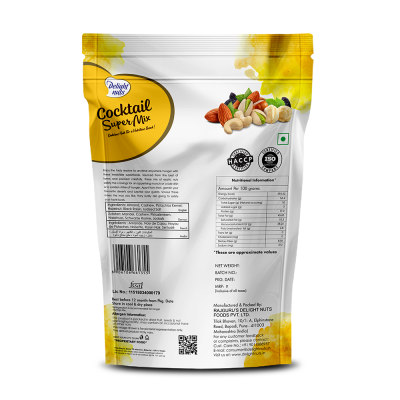 Delight nuts: Cocktail Super Mix- Delicious Nuts for Nutritious Snack - 200gm