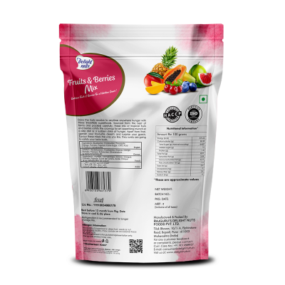 Delight nuts: Fruits & Berries Mix - 200gm