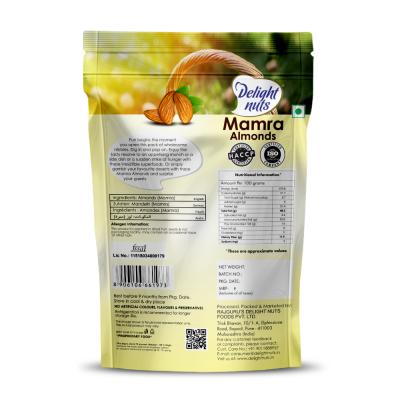 Delight nuts: Mamra Almonds - Premium Quality 150gm