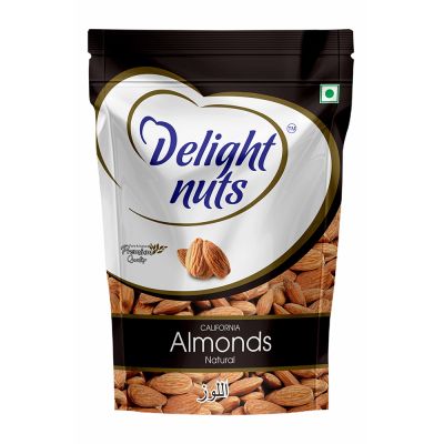 Delight nuts: California Almonds 100% Natural - 200gm