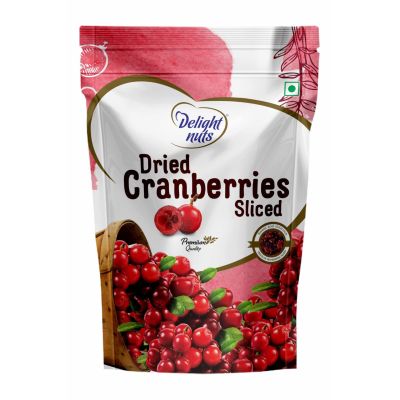 Delight nuts: Cranberries Sliced - Premium Quality - 200gm