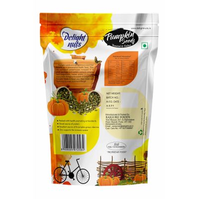 Delight nuts: Pumpkin Seeds Roasted and Salted - 200gm
