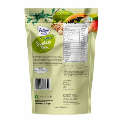Delight nuts: Exotic Mix-Delicious Nuts for Nutritious Snack - 200gm