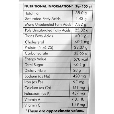 Delight nuts: Flax Seeds Roasted and Salted - 200gm