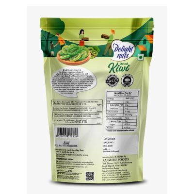 Delight nuts: Dried Kiwi- Made by Natural Fruits - 200gm
