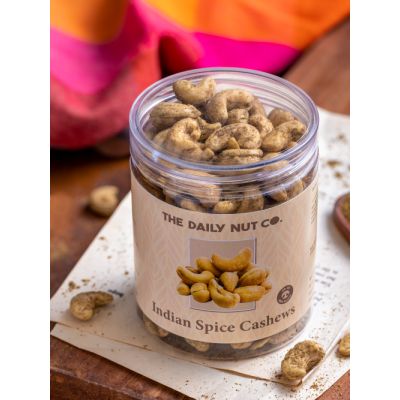 The Daily Nut Co.: Indian Spice Cashews - Pack of 2 - 250gm each