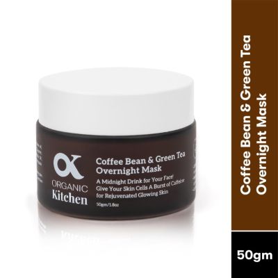 Organic Kitchen: Coffee Bean & Green Tea Overnight Mask - 50gm