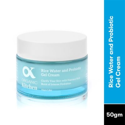 Organic Kitchen: Rice Water and Probiotic Gel Cream - 50gm