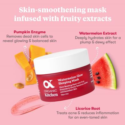 Organic Kitchen: Watermelon Glow Sleeping Mask - 50gm