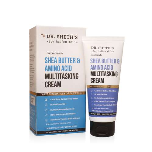Dr. Sheth's: Shea Butter & Amino Acid Multitasking Cream - 50g