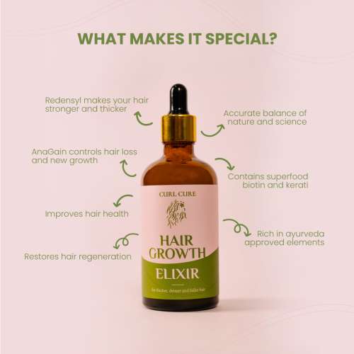 Curl Cure: Hair Growth Elixir- 50ml
