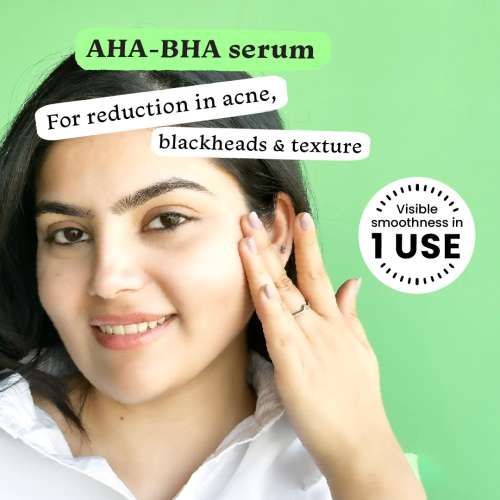 Foxtale: AHA BHA Exfoliating Serum Glycolic Acid + Salicylic Acid Niacinamide   30ml Foxtale: AHA BHA Exfoliating Serum Glycolic Acid + Salicylic Acid Niacinamide   30ml
