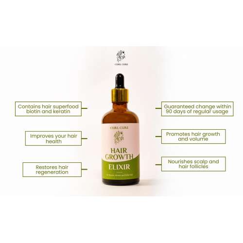 Curl Cure: Hair Growth Elixir- 50ml