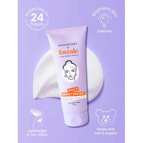 Foxtale: Nourishing Ceramide Moisturiser for 72hrs of Hydrated, Glowing Skin   50ml