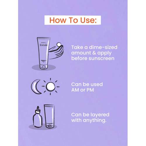 Foxtale: Nourishing Ceramide Moisturiser for 72hrs of Hydrated, Glowing Skin   50ml